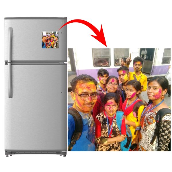 Square Shape Personalized Photo Printed Fridge Magnet