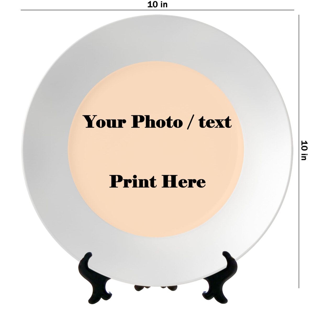Ceramic Plate of 257 mm(D) , 27 mm(H) - Image 2