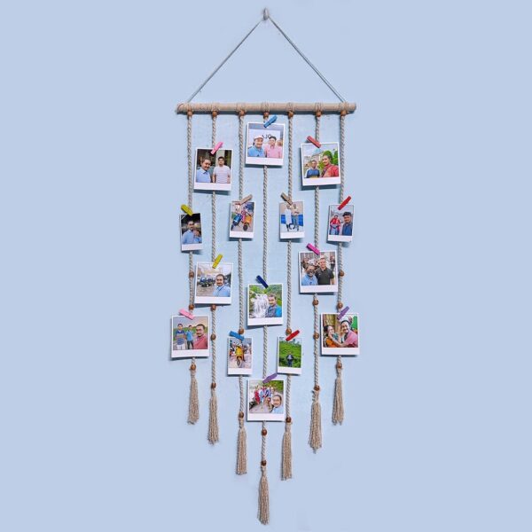 15 Photos Displayable Handmade Wall Hanging Home Décor item (Without LED)