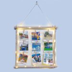 9 Photos Displayable Handmade Wall Hanging Home Décor item (With LED)