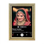 Spotify Song Code Wooden Classic Photo Frame - Wooden Colour, 8"x12"x1" Frame