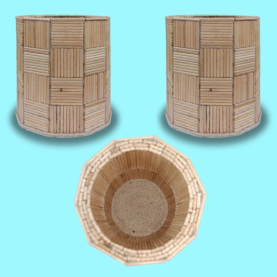 Handmade Cardboard-Stick-Based Regular Pen Stand - Image 2
