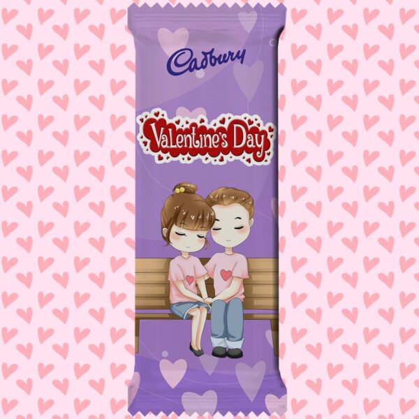 Love Theme (Type-01) Printed Cadbury Dairy Milk (48g)