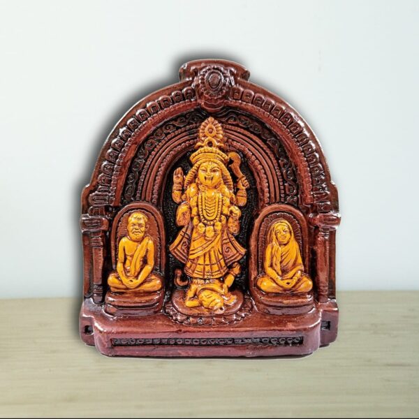 Handcrafted Terracotta Goddess Maa Kali Idol/Murti - Multicolour