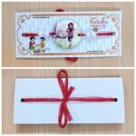 Personalized Photo Printed MDF Rakhi (Type - 01) - Normal Round Shape Rakhi - Image 3