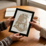 Adiyogi Shiva Rope Craft Portrait Frame (Memento Edition) - Image 4