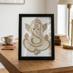 Lord Ganesha Rope Craft Portrait Frame (Memento Edition) - Image 3