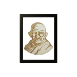 Mahatma Gandhi Rope Craft Portrait Frame (Memento Edition)
