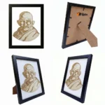 Mahatma Gandhi Rope Craft Portrait Frame (Memento Edition) - Image 2