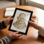 Mahatma Gandhi Rope Craft Portrait Frame (Memento Edition) - Image 4