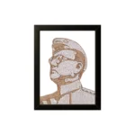 Netaji Subhas Chandra Bose Rope Craft Portrait Frame (Memento Edition)