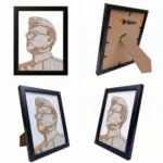 Netaji Subhas Chandra Bose Rope Craft Portrait Frame (Memento Edition) - Image 2