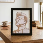Netaji Subhas Chandra Bose Rope Craft Portrait Frame (Memento Edition) - Image 3