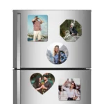Heart Shape Personalized Photo Printed Flexible Fridge Magnet (100 x 90 mm) - Image 4