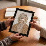 Rabindranath Thakur Rope Craft Portrait Frame (Memento Edition) - Image 4