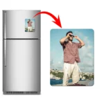 Rectangle Shape Personalized Photo Printed Flexible Fridge Magnet (125 x 95 mm)