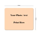 Medium rectangle shape personalized photo printed fridge magnet 85x65 mm by upahar18