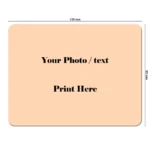 Rectangle shape personalized photo printed fridge magnet 125x95 mm by upahar18