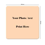 Square shape personalized photo printed fridge magnet 100x100 mm by upahar18