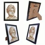 Swami Vivekananda Rope Craft Portrait Frame (Memento Edition) - Image 2